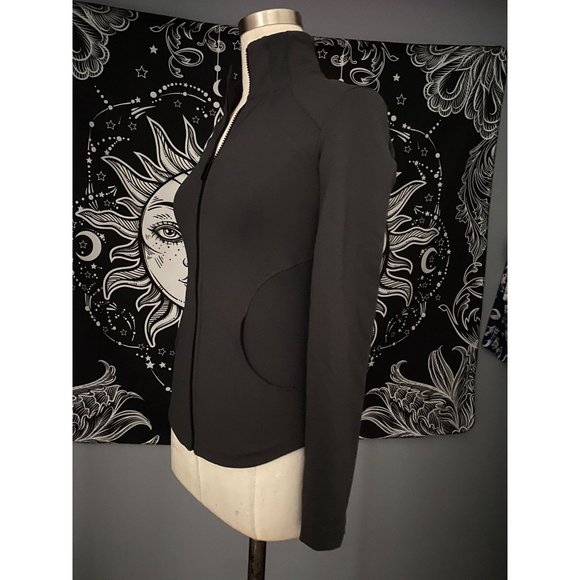 PH8 workout fitted full zip jacket front pockets XS - Picture 5 of 6